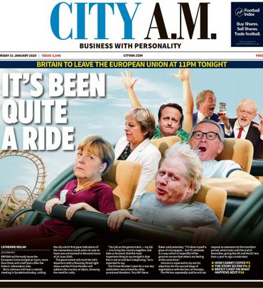 "Our time has come": que dit la presse britannique en ce "Brexit day" ? "Our time has come": que dit la presse britannique en ce "Brexit day" ?