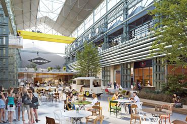 Gastronomia à Seraing :la halle industrielle rénovée accueillera des commerces de bouche Gastronomia à Seraing :la halle industrielle rénovée accueillera des commerces de bouche