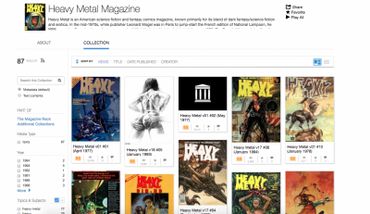 "Heavy Metal" : les archives du magazine SF sont à disposition en ligne "Heavy Metal" : les archives du magazine SF sont à disposition en ligne