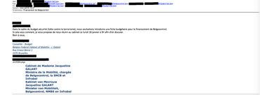 Le mail que s'est procuré la RTBF. Le mail que s'est procuré la RTBF.