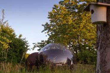 Try en bulle. Ambiance lumineuse à la nuit tombante, l’environnement naturel entre champs, bois et vallée Mosane Try en bulle. Ambiance lumineuse à la nuit tombante, l’environnement naturel entre champs, bois et vallée Mosane