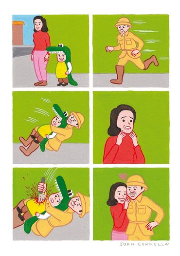 Strip Alligator. Strip Alligator.