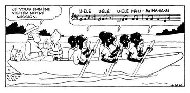 Les tribulations de Tintin au Congo Les tribulations de Tintin au Congo