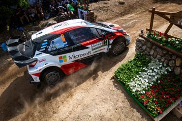 La Toyota Yaris WRC d'Ott Tanak La Toyota Yaris WRC d'Ott Tanak