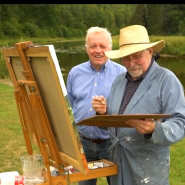 Guy Lemaire rencontre le peintre Benjamin Gourmet Guy Lemaire rencontre le peintre Benjamin Gourmet