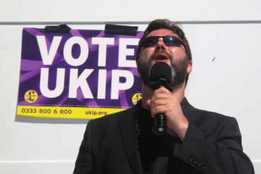 Carl Benjamin, candidat pro-Brexit Carl Benjamin, candidat pro-Brexit