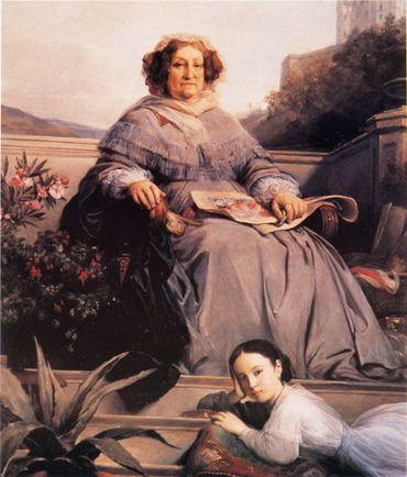 La Veuve et son arrière petite-fille Anne La Veuve et son arrière petite-fille Anne