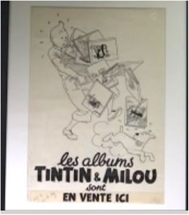 L'affiche publicitaire d'Hergé, un dessin emblématique L'affiche publicitaire d'Hergé, un dessin emblématique