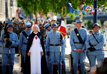 Des reconstitutions ont eu lieu pour commémorer une des plus grandes batailles de la Première guerre mondiale Des reconstitutions ont eu lieu pour commémorer une des plus grandes batailles de la Première guerre mondiale
