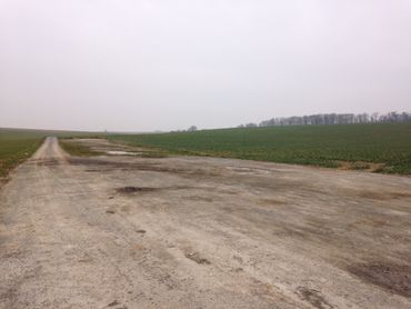 Les lieux du crash du drone Les lieux du crash du drone
