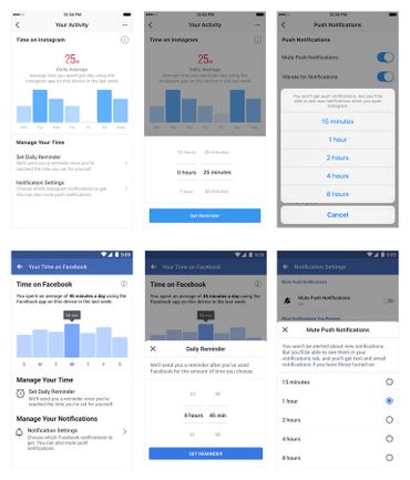 Un tableau de bord pour mieux contrôler son utilisation d'Instagram et Facebook Un tableau de bord pour mieux contrôler son utilisation d'Instagram et Facebook