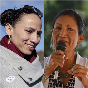 Sharice Davids et Deb Haaland Sharice Davids et Deb Haaland