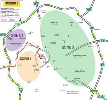 Tour de France à Bruxelles: quel impact sur la mobilité? Tour de France à Bruxelles: quel impact sur la mobilité?