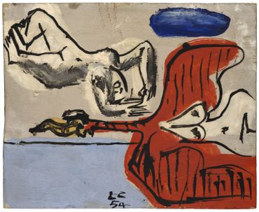 "Femme à la licorne ailée", 1954 "Femme à la licorne ailée", 1954