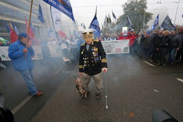 Les militaires manifestent dans les rues de Bruxelles ce mardi, une première depuis 2009 Les militaires manifestent dans les rues de Bruxelles ce mardi, une première depuis 2009
