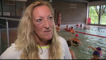 Pascale Rombaux, employée à la piscine de Binche Pascale Rombaux, employée à la piscine de Binche