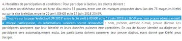 Télé remboursée: certains clients pensaient profiter de l'action Krëfel... ils avaient juste oublié un détail Télé remboursée: certains clients pensaient profiter de l'action Krëfel... ils avaient juste oublié un détail
