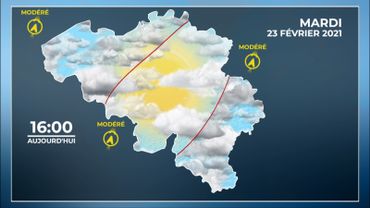 Météo de ce mardi: alternance de nuages et d'éclaircies Météo de ce mardi: alternance de nuages et d'éclaircies