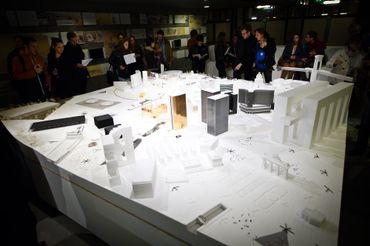 La maquette de Cédric Libert au Pavillon de l'Arsenal La maquette de Cédric Libert au Pavillon de l'Arsenal
