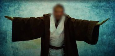 Grand fan de Star Wars, Didier Frère en maître Jedi ! Grand fan de Star Wars, Didier Frère en maître Jedi !