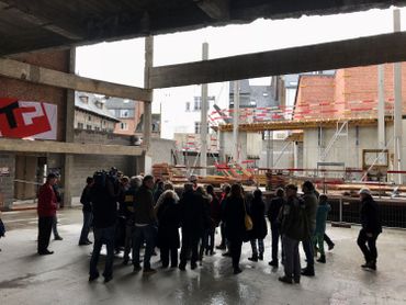 La grande salle pourra accueillir 600 personnes La grande salle pourra accueillir 600 personnes