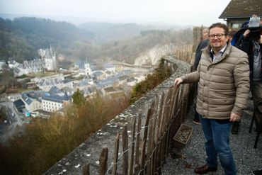 L'homme d'affaires flamand Marc Coucke à Durbuy. L'homme d'affaires flamand Marc Coucke à Durbuy.