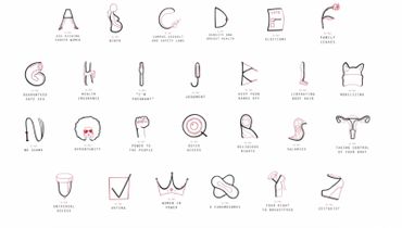 "The Feminist Letters" : une typographie militante pour les droits des femmes "The Feminist Letters" : une typographie militante pour les droits des femmes