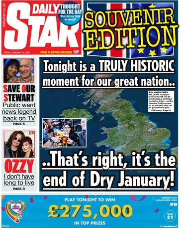 "Our time has come": que dit la presse britannique en ce "Brexit day" ? "Our time has come": que dit la presse britannique en ce "Brexit day" ?