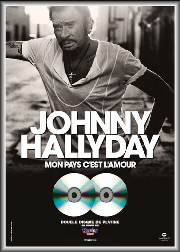 Le Disque de Platine de Johnny Hallyday sera vendu aux enchères pour Viva for Life Le Disque de Platine de Johnny Hallyday sera vendu aux enchères pour Viva for Life