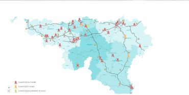 Carte de la Sofico sur les chantiers actuels Carte de la Sofico sur les chantiers actuels