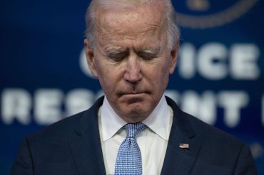 Joe Biden, solennel, le 6 janvier dernier Joe Biden, solennel, le 6 janvier dernier