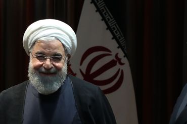 Le président iranien Hassan Rohani, peu avant une rencontre bilatérale avec Emmanuel Macron, le 24 septembre 2019 à New-York Le président iranien Hassan Rohani, peu avant une rencontre bilatérale avec Emmanuel Macron, le 24 septembre 2019 à New-York