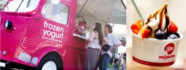 Inspirés par la tendance américaine des froyo, Greet Buytaert et Jo Haegeman créent Moochie. Inspirés par la tendance américaine des froyo, Greet Buytaert et Jo Haegeman créent Moochie.