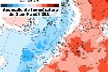 Différences de températures au début du mois d'août Différences de températures au début du mois d'août