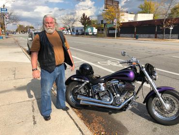 Marc, motard pro-Trump Marc, motard pro-Trump