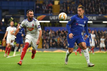 Eden Hazard face à Vidi en Europa League Eden Hazard face à Vidi en Europa League