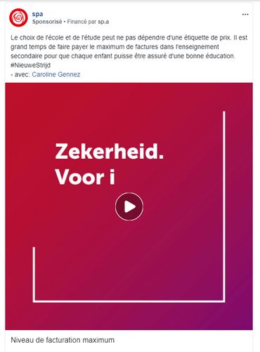 Transparence des publicités politiques: quel parti sponsorise le plus ses posts Facebook? Transparence des publicités politiques: quel parti sponsorise le plus ses posts Facebook?