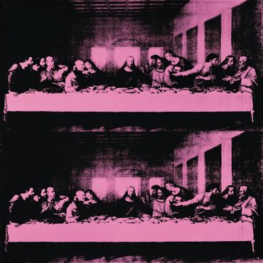 The Last Supper, 1986, Acrylique et sérigraphie sur toile The Last Supper, 1986, Acrylique et sérigraphie sur toile