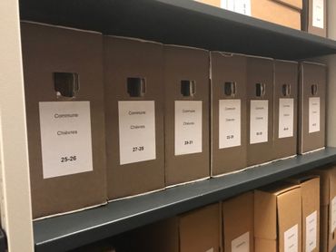 Les archives de Chièvres représentent 58 mètres de documents Les archives de Chièvres représentent 58 mètres de documents