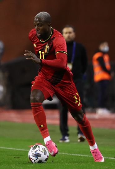 Divock Origi avec l'équipe nationale belge. Divock Origi avec l'équipe nationale belge.