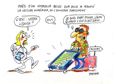 Près d'un voyageur belge sur deux a adopté la lecture numérique ou l'envisage fortement Près d'un voyageur belge sur deux a adopté la lecture numérique ou l'envisage fortement