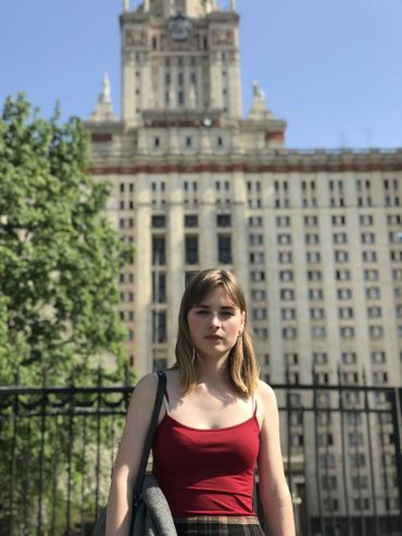 Maria Tcheremnova, étudiante en deuxième année de physique. Maria Tcheremnova, étudiante en deuxième année de physique.