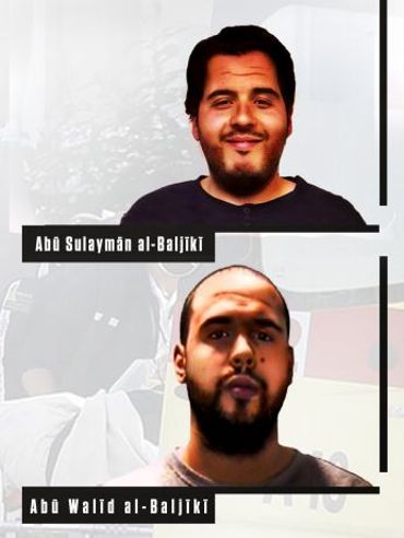 Les frères El Bakraoui présentés sous leur nom de combattant dans le magazine de propagande de l'EI. Les frères El Bakraoui présentés sous leur nom de combattant dans le magazine de propagande de l'EI.