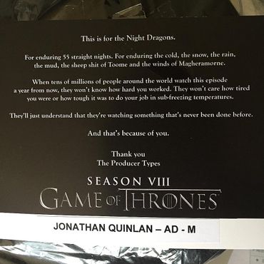 Game of Thrones: 55 nuits de pour la scène de combat finale de la saison 8 Game of Thrones: 55 nuits de pour la scène de combat finale de la saison 8