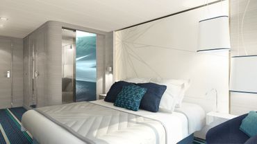 Le yacht de luxe du Ponant, le Lyrial, affiche une décoration contemporaine. Le yacht de luxe du Ponant, le Lyrial, affiche une décoration contemporaine.