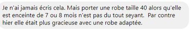 On ignore la taille convenable. On ignore la taille convenable.