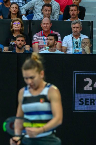 Simona Halep et Thierry Van Cleemput Simona Halep et Thierry Van Cleemput
