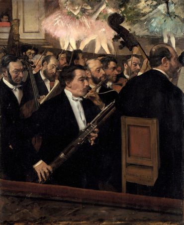 Edgar Degas - L'orchestre de l'opéra de Paris Edgar Degas - L'orchestre de l'opéra de Paris