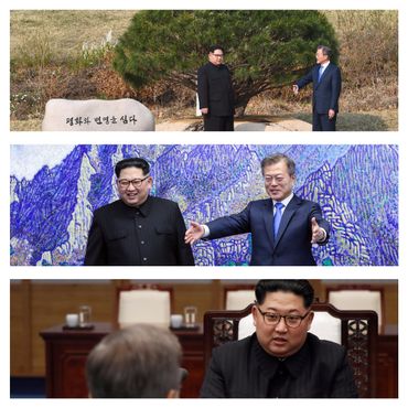 Les dirigeants nord-coréen et sud-coréen s'engagent à mettre fin à la guerre qui les oppose Les dirigeants nord-coréen et sud-coréen s'engagent à mettre fin à la guerre qui les oppose