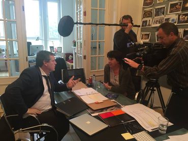 Tournage chez Luc Petit Tournage chez Luc Petit